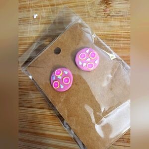 Pink Citrus earrings 🍋🍊